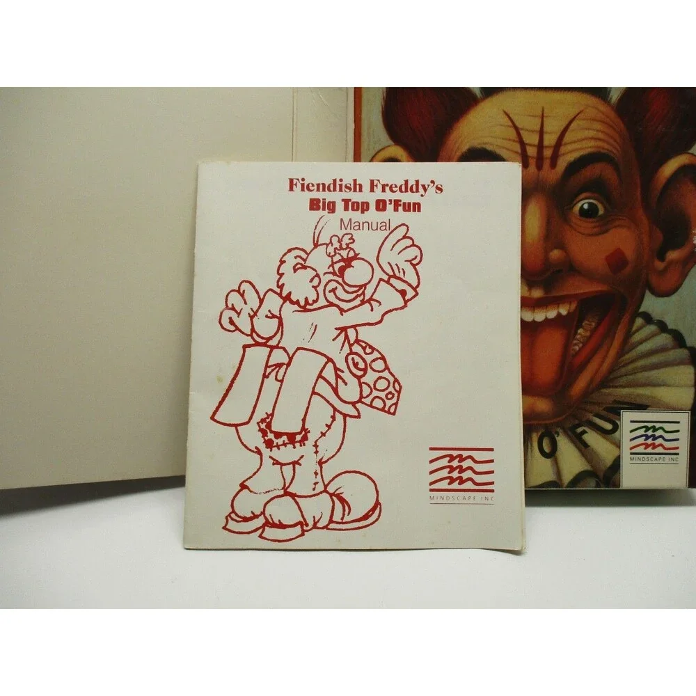 COMMODORE AMIGA FIENDISH FREDDY'S BIG TOP O FUN BIG BOX 3.5